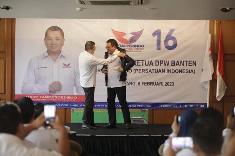 HT Lantik Joko Warsito Sebagai Ketua DPW Partai Perindo Banten
