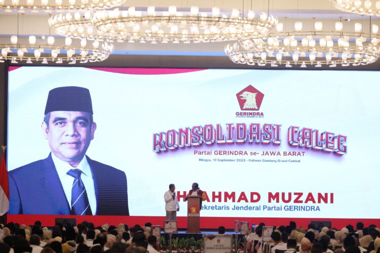 Konsolidasi Caleg Jabar, Sekjen Gerindra Minta Jangan Bertindak Negatif yang Bisa Rugikan Prabowo