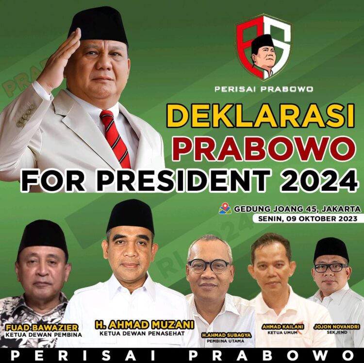 DEKLARASI RELAWAN PERISAI PRABOWO