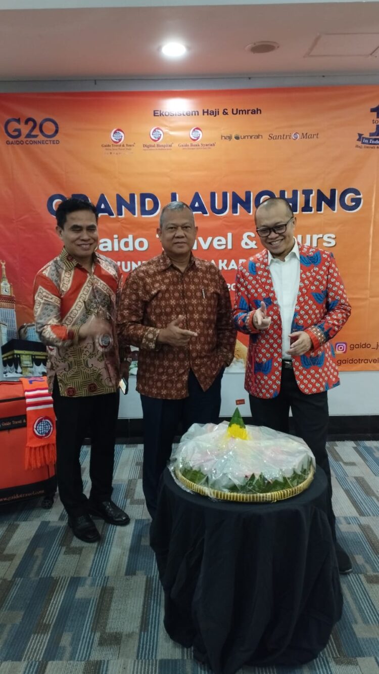 Gaido Travel Resmikan Cabang Ke-71 di ITC Kuningan Jakarta selatan, Program G20 Gaido Connected menjawab kebutuhan  ekosistem haji umrah terlengkap di indonesia.