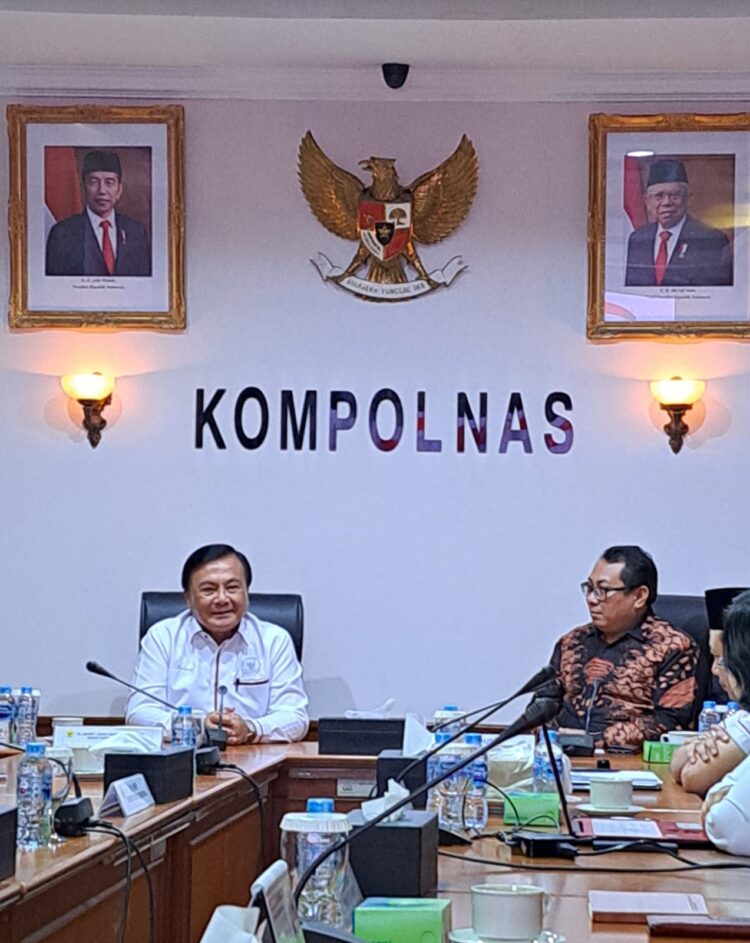 Ikut Wujudkan Pemilu Damai dan Bermartabat, SMSI Pusat Audensi dengan Kompolnas