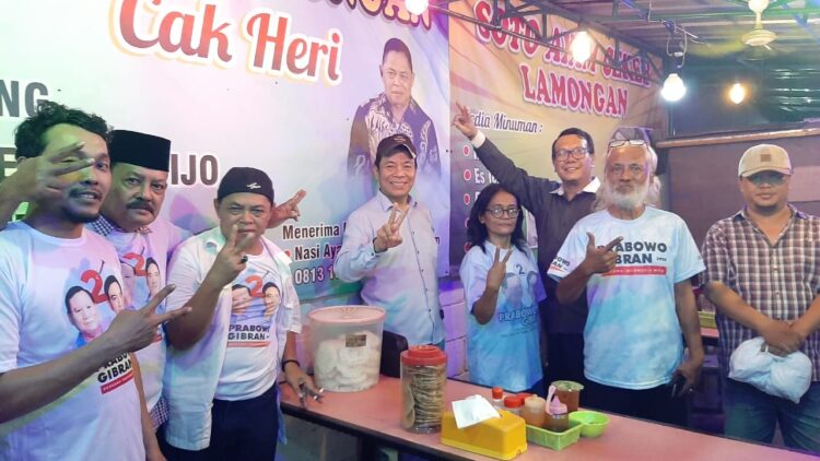 Komunitas Pecel Lele dan Soto Lamongan Jagokan Prabowo Gibran, Presiden KAI: Yes Bro!!