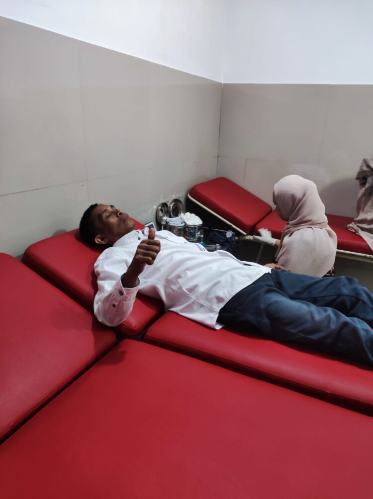 Meriahkan HUT ke-7, SMSI Sultra Gandeng PMI Gelar Donor Darah
