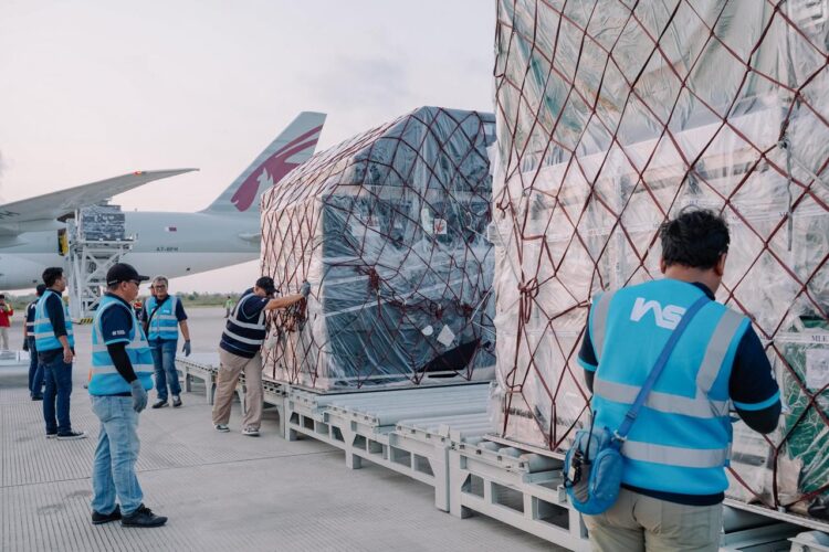 “Kargo Logistik MotoGP Mandalika Telah Tiba di Bandara Lombok” InJourney Aviation Services Siap Tunjukan Performanya