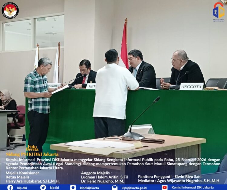 Sengketa Informasi Warkah Tanah Jakarta Utara Berlanjut ke Tahap Mediasi