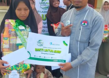 LAZISKU & LAZ Amal Bunda Salurkan Keberkahan Ramadhan Lewat Program “Bhakti untuk Guru”