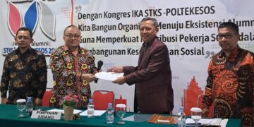 Adhy Karyono Terpilih Secara Aklamasi Pimpin DPP IKA STKS-POLTEKESOS Periode 2026-2030