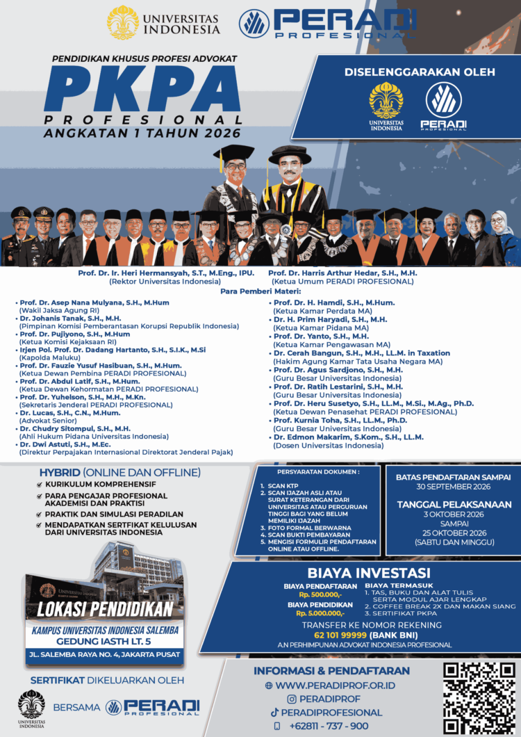 Ketum Serikat Media Siber Indonesia (SMSI) Himbau Kepada Pengurus dan Anggota Ikut PKPA Atau Pendidikan Mediator