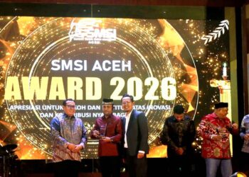 Tanggap dan Cepat Merespon Persoalan Publik, Tgk Muharuddin Raih Penghargaan SMSI Aceh Award 2026