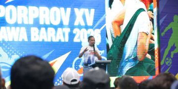 Tri Adhianto Kukuhkan 1.154 Kontingen Porprov Jabar 2026, Kota Bekasi Bidik 200 Medali Emas